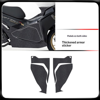 QJMOTO AX200S Motorcycle Armor Sticker Thickened Protective Decal Body Sticker AX200S Accessory