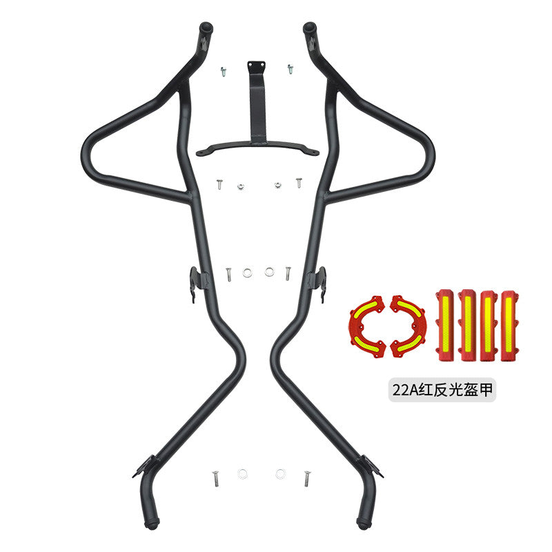 AVETA NOVA 250 Crash Bar Carbon Steel Top Box Bracket NOVA 250 Rear Crash Bar Exhaust Crash Bar