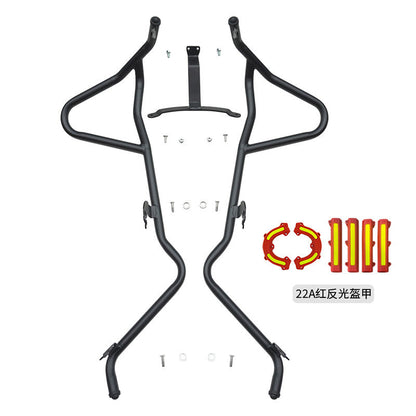 AVETA NOVA 250 Crash Bar Carbon Steel Top Box Bracket NOVA 250 Rear Crash Bar Exhaust Crash Bar