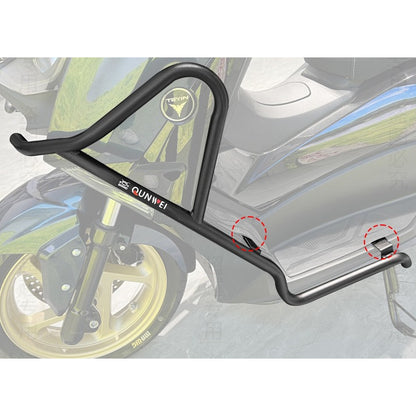 AVETA NOVA 250 Crash Bar Carbon Steel Top Box Bracket NOVA 250 Rear Crash Bar Exhaust Crash Bar