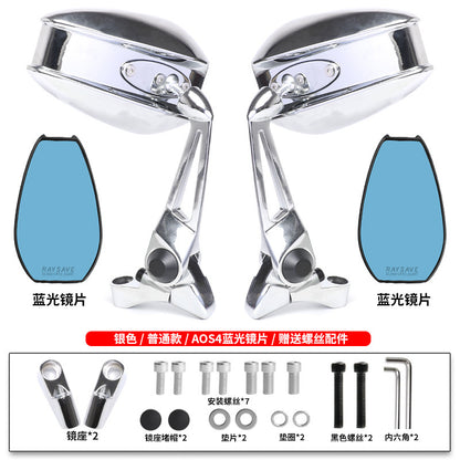 QJMOTOR Fortress 350 Side Mirror ATX 250 AOS4 Wide Anti-glare Rearview Mirror Fort 350 Accessories