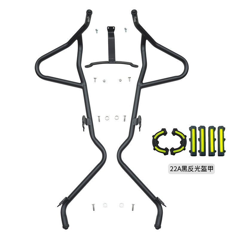 AVETA NOVA 250 Crash Bar Carbon Steel Top Box Bracket NOVA 250 Rear Crash Bar Exhaust Crash Bar