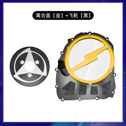 Benelli TNT600 QJMOTOR SRK600 Transparent Clutch Cover Modified Engine Cover Chain Side Cover