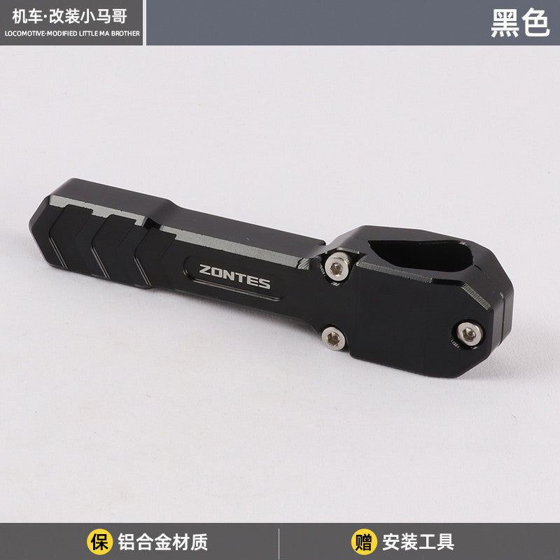 Zontes 368G Hi Low Seat Anti-slip Side Stand Plate Kick Stand Extension Side Stand Enlarger Plate