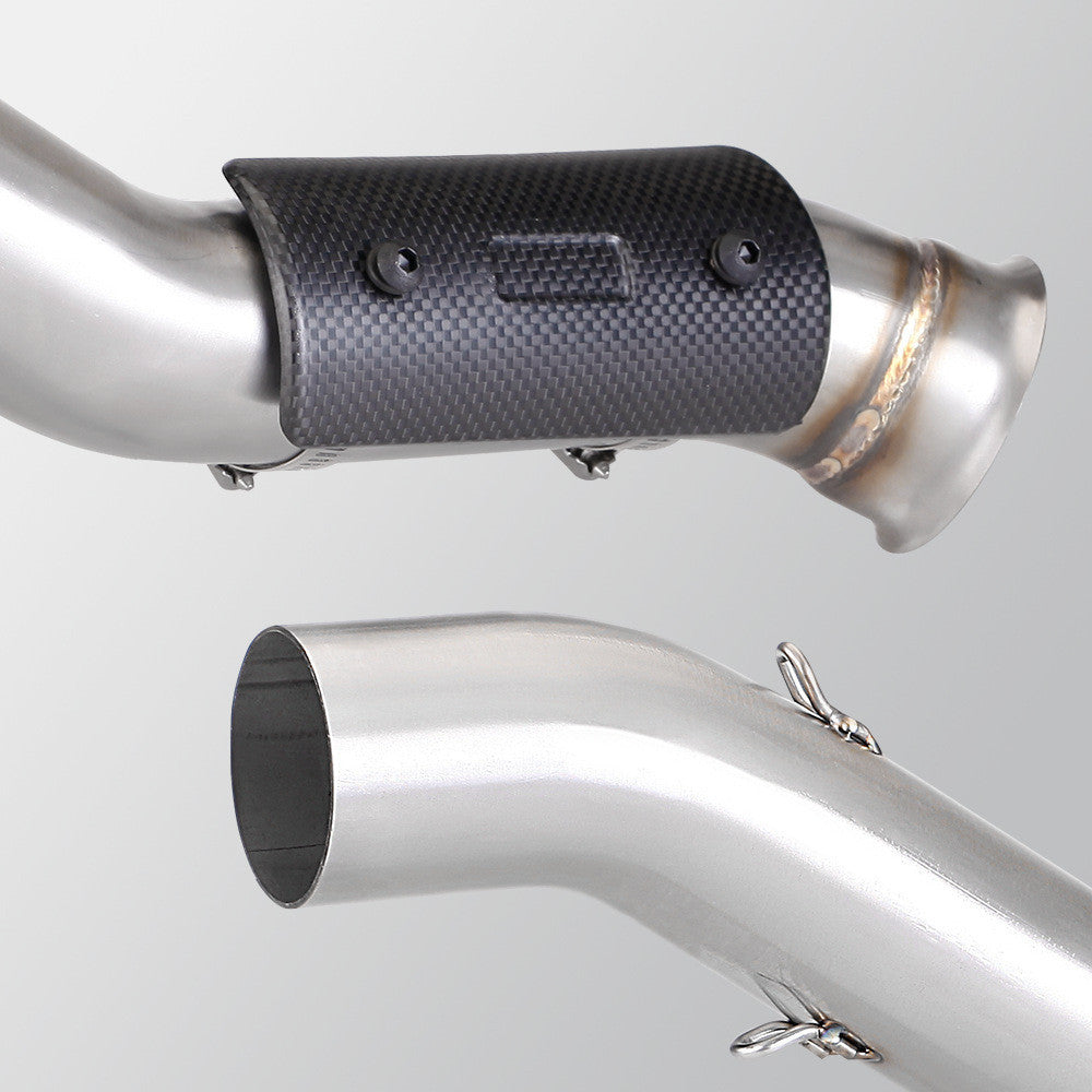 CFMOTO 800MT Exhaust KTM 790ADV AKRAPOVIC Plug n Play Motorcycle Exhaust Muffler Mid Pipe Link Pipe