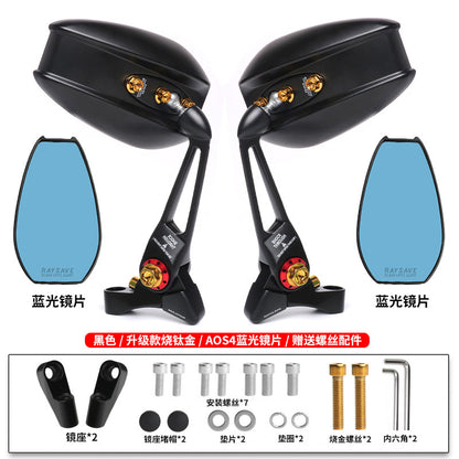 QJMOTOR Fortress 350 Side Mirror ATX 250 AOS4 Wide Anti-glare Rearview Mirror Fort 350 Accessories