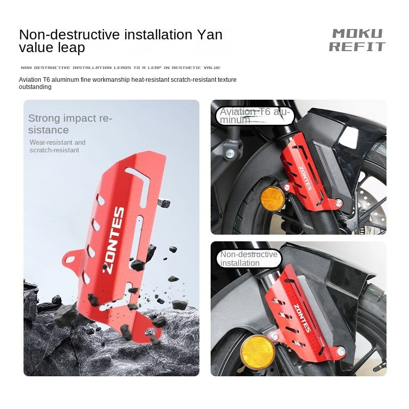 Zontes 368G Modified Front Fork Shock Absorber Cover Front Shock Absorber Protective Shell Accessory