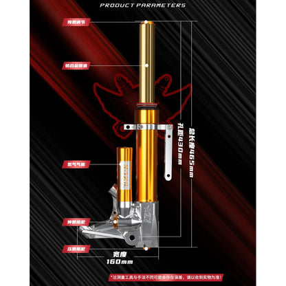 BAZUKA AVETA NOVA 250 Front Fork Rear Absorber Adjustable Pre-load Nitrogen Cylinder Shock Absorber