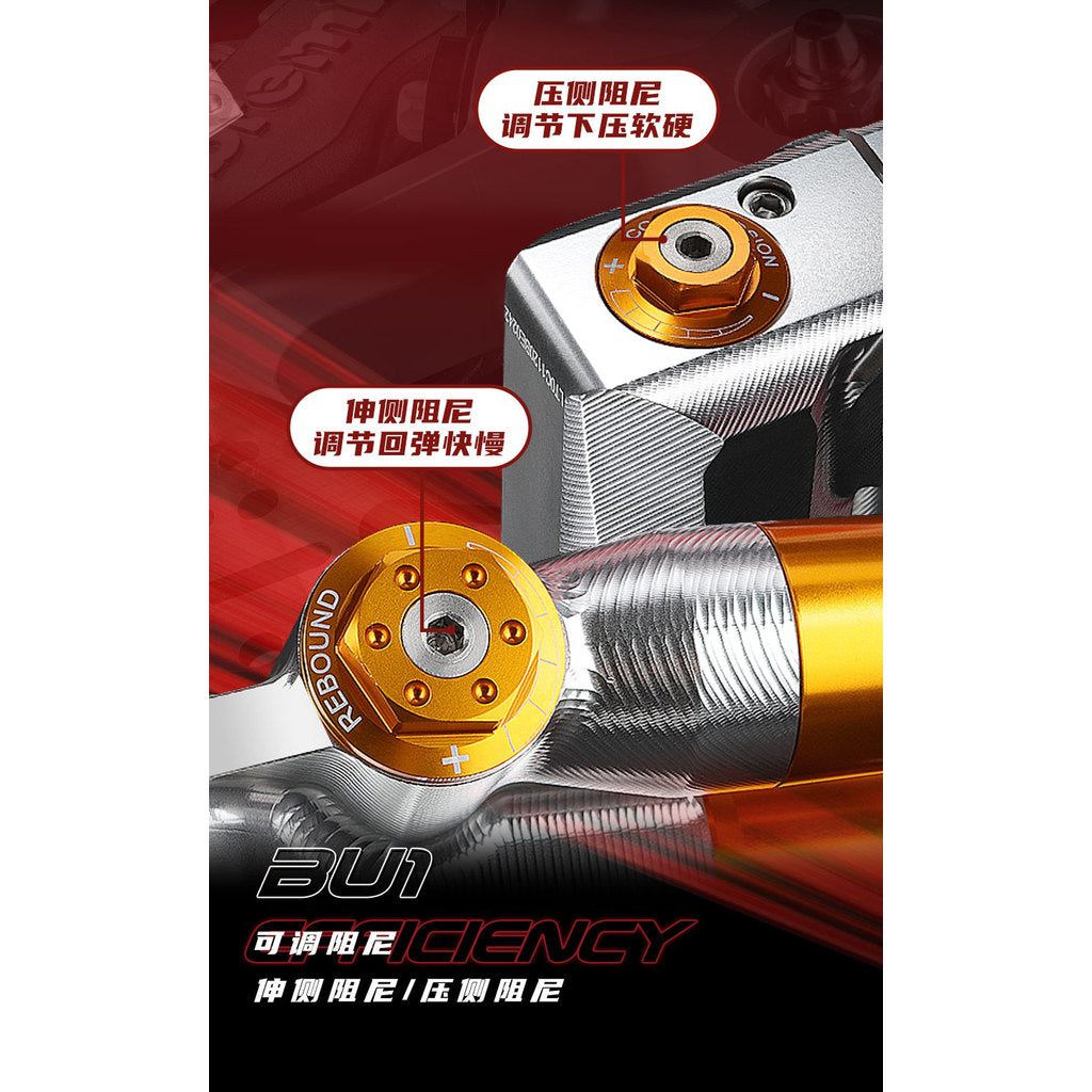 BAZUKA AVETA NOVA 250 Front Fork Rear Absorber Adjustable Pre-load Nitrogen Cylinder Shock Absorber