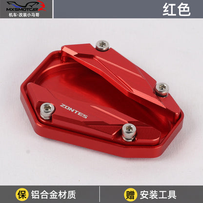Zontes 368G Hi Low Seat Anti-slip Side Stand Plate Kick Stand Extension Side Stand Enlarger Plate