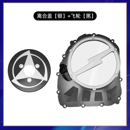 Benelli TNT600 QJMOTOR SRK600 Transparent Clutch Cover Modified Engine Cover Chain Side Cover