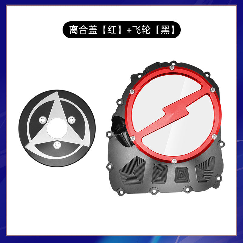 Benelli TNT600 QJMOTOR SRK600 Transparent Clutch Cover Modified Engine Cover Chain Side Cover