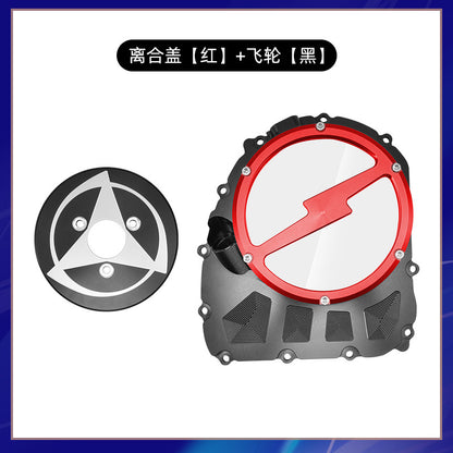 Benelli TNT600 QJMOTOR SRK600 Transparent Clutch Cover Modified Engine Cover Chain Side Cover