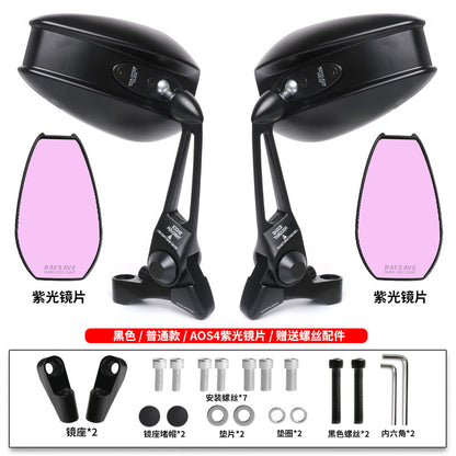 QJMOTOR Fortress 350 Side Mirror ATX 250 AOS4 Wide Anti-glare Rearview Mirror Fort 350 Accessories