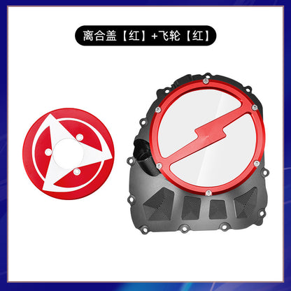 Benelli TNT600 QJMOTOR SRK600 Transparent Clutch Cover Modified Engine Cover Chain Side Cover