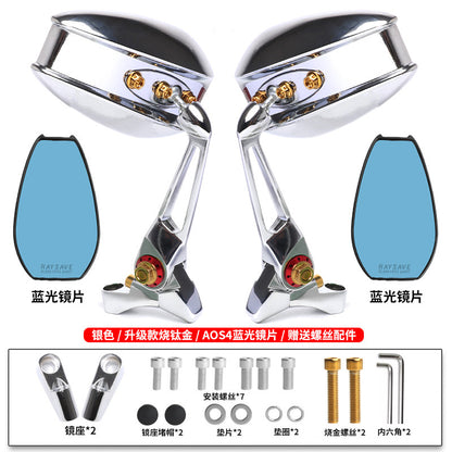 QJMOTOR Fortress 350 Side Mirror ATX 250 AOS4 Wide Anti-glare Rearview Mirror Fort 350 Accessories