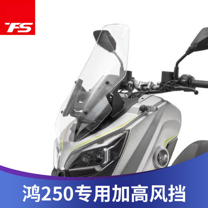 TFS QJMOTOR ATX 250 Windshield ATX 250X Modified Windshield Increase Height Windshield ATX250