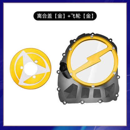 Benelli TNT600 QJMOTOR SRK600 Transparent Clutch Cover Modified Engine Cover Chain Side Cover