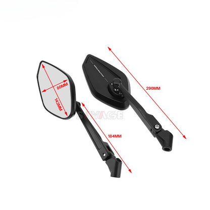 AVETA NOVA 250 Side Mirror Modified Aluminum Alloy Folding Rearview Mirror with Wide Field of Vision