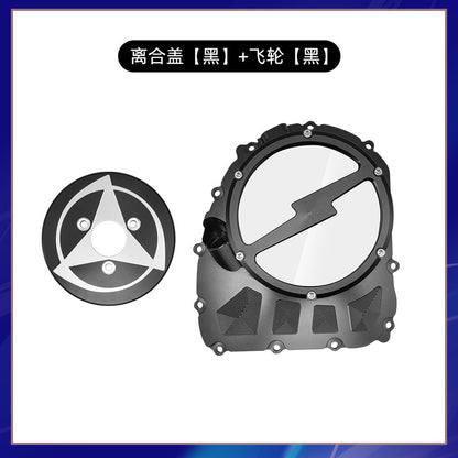 Benelli TNT600 QJMOTOR SRK600 Transparent Clutch Cover Modified Engine Cover Chain Side Cover