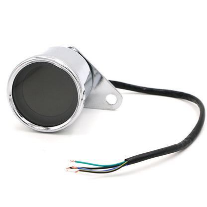 Universal Motorcycle Retro Modified Meter Odometer Speed Oil Lever Integrated LED LCD Display Meter Assembly