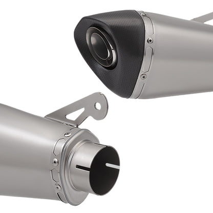 RAVEN BMW S1000R S1000RR 2010-2016 60mm Motorcycle Full System Exhaust Stainless Steel Carbon Cap