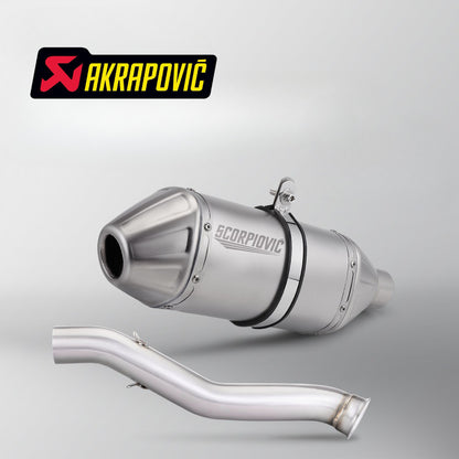 CFMOTO 800MT Exhaust KTM 790ADV AKRAPOVIC Plug n Play Motorcycle Exhaust Muffler Mid Pipe Link Pipe
