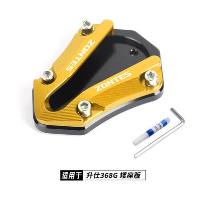 Zontes 368G Hi Low Seat Anti-slip Side Stand Plate Kick Stand Extension Side Stand Enlarger Plate