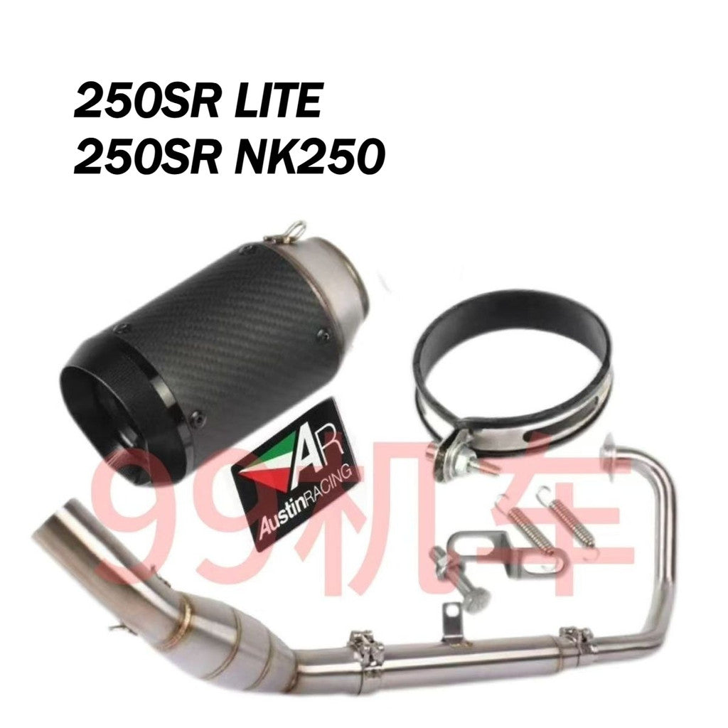 CFMOTO 250SR LITE 250NK 250SR Racing Exhaust Power Boom Full System Motorcycle Exhaust System