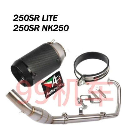 CFMOTO 250SR LITE 250NK 250SR Racing Exhaust Power Boom Full System Motorcycle Exhaust System