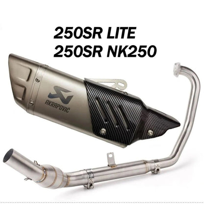 CFMOTO 250SR LITE 250NK 250SR Racing Exhaust Power Boom Full System Motorcycle Exhaust System