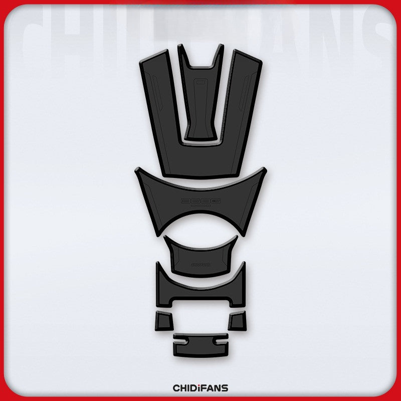 Zontes 368G 2024-2026 Zontes 368G Rubber Fuel Tank Sticker Body Protection Decorative Stickers