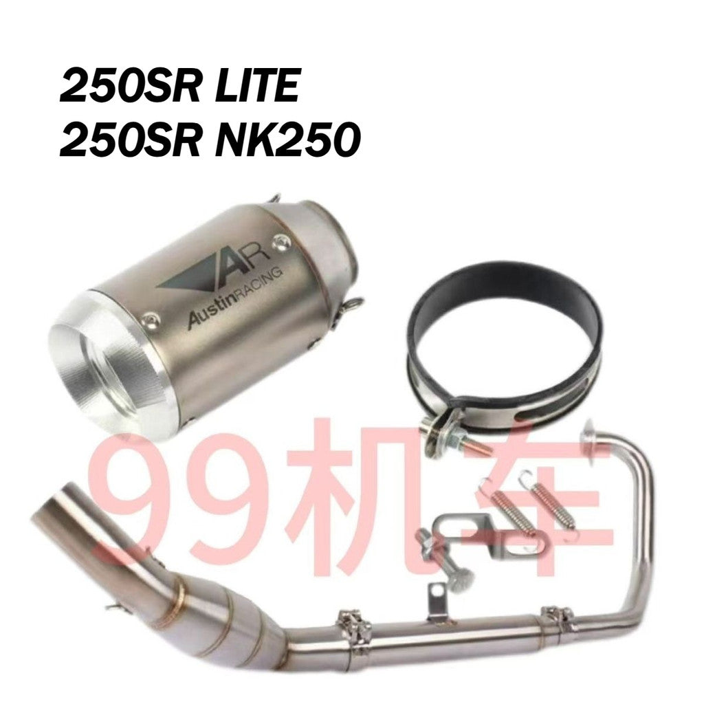 CFMOTO 250SR LITE 250NK 250SR Racing Exhaust Power Boom Full System Motorcycle Exhaust System
