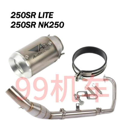 CFMOTO 250SR LITE 250NK 250SR Racing Exhaust Power Boom Full System Motorcycle Exhaust System