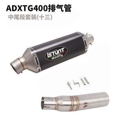 SYM ADXTG400 Exhaust Pipe Slip On Modification Muffler ADXTG 400 Link Pipe Exhaust Motocycle Exhaust