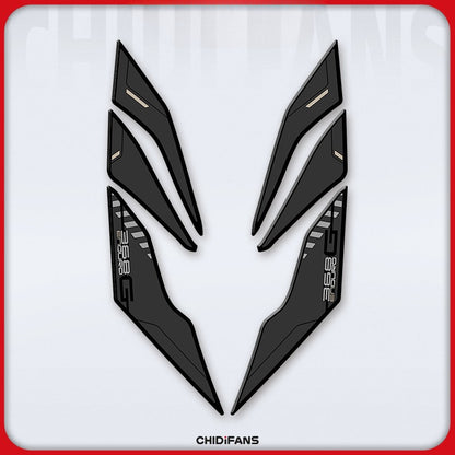 Zontes 368G 2024-2026 Zontes 368G Rubber Fuel Tank Sticker Body Protection Decorative Stickers