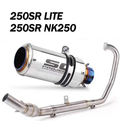 CFMOTO 250SR LITE 250NK 250SR Racing Exhaust Power Boom Full System Motorcycle Exhaust System