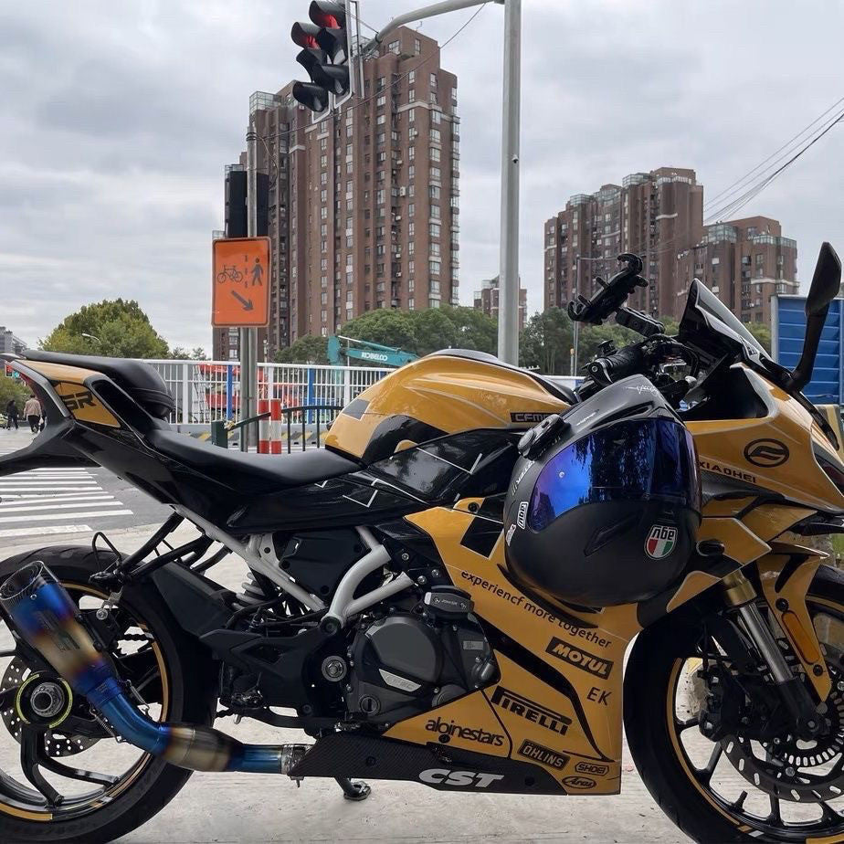 CFMOTO 250SR LITE 250NK 250SR Racing Exhaust Power Boom Full System Motorcycle Exhaust System