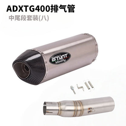 SYM ADXTG400 Exhaust Pipe Slip On Modification Muffler ADXTG 400 Link Pipe Exhaust Motocycle Exhaust