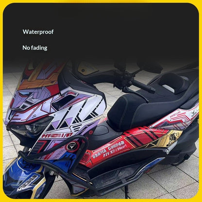 Sticker Fairing Cover Aveta Nova 250 Gundam Design Body Sticker Film Stickers