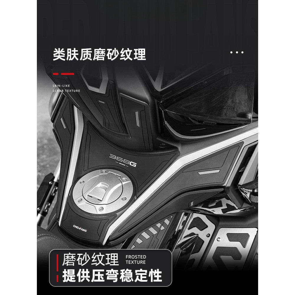 Zontes 368G 2024-2026 Zontes 368G Rubber Fuel Tank Sticker Body Protection Decorative Stickers