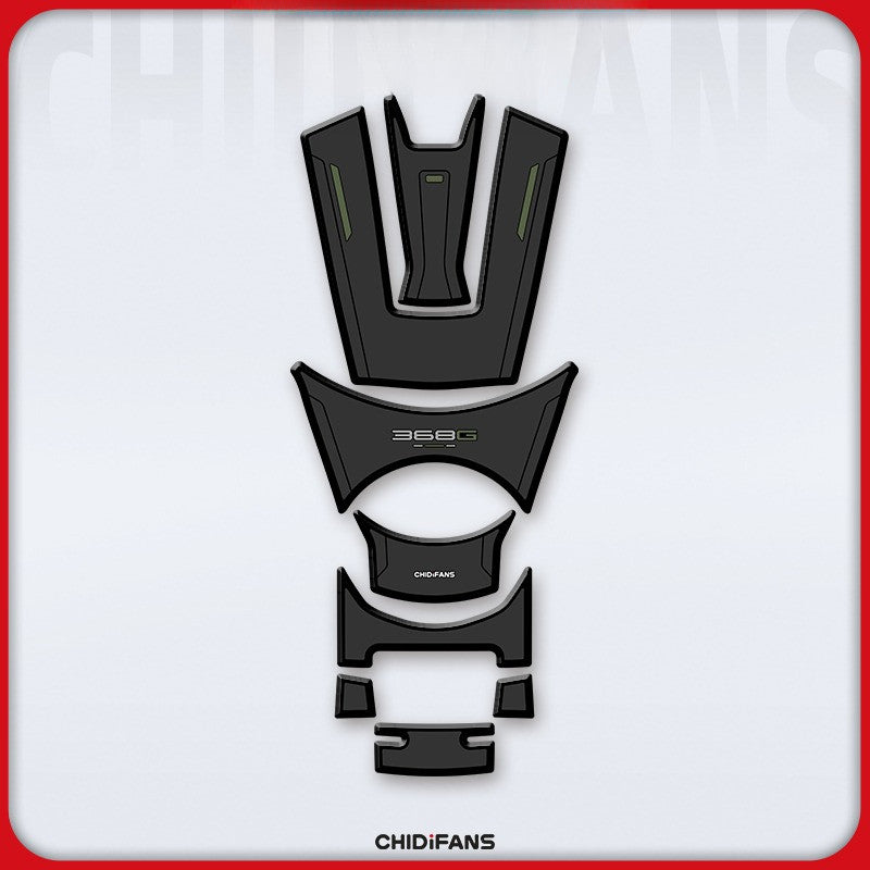 Zontes 368G 2024-2026 Zontes 368G Rubber Fuel Tank Sticker Body Protection Decorative Stickers