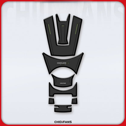 Zontes 368G 2024-2026 Zontes 368G Rubber Fuel Tank Sticker Body Protection Decorative Stickers