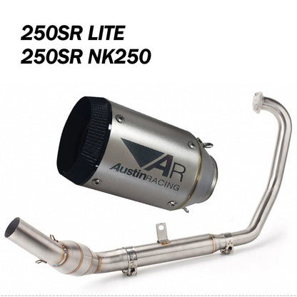 CFMOTO 250SR LITE 250NK 250SR Racing Exhaust Power Boom Full System Motorcycle Exhaust System