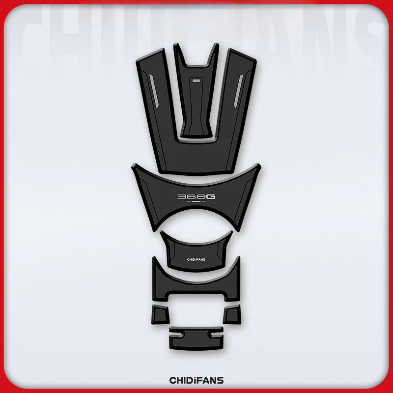 Zontes 368G 2024-2026 Zontes 368G Rubber Fuel Tank Sticker Body Protection Decorative Stickers