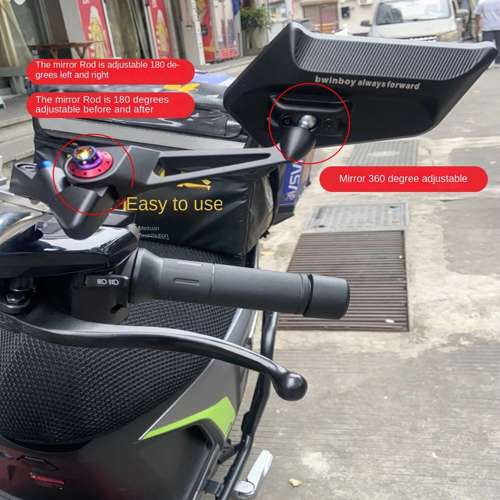 AVETA NOVA 250 Modified Aluminum 360 Wide Rearview Mirror Anti-glare Rearview Mirror Accessories