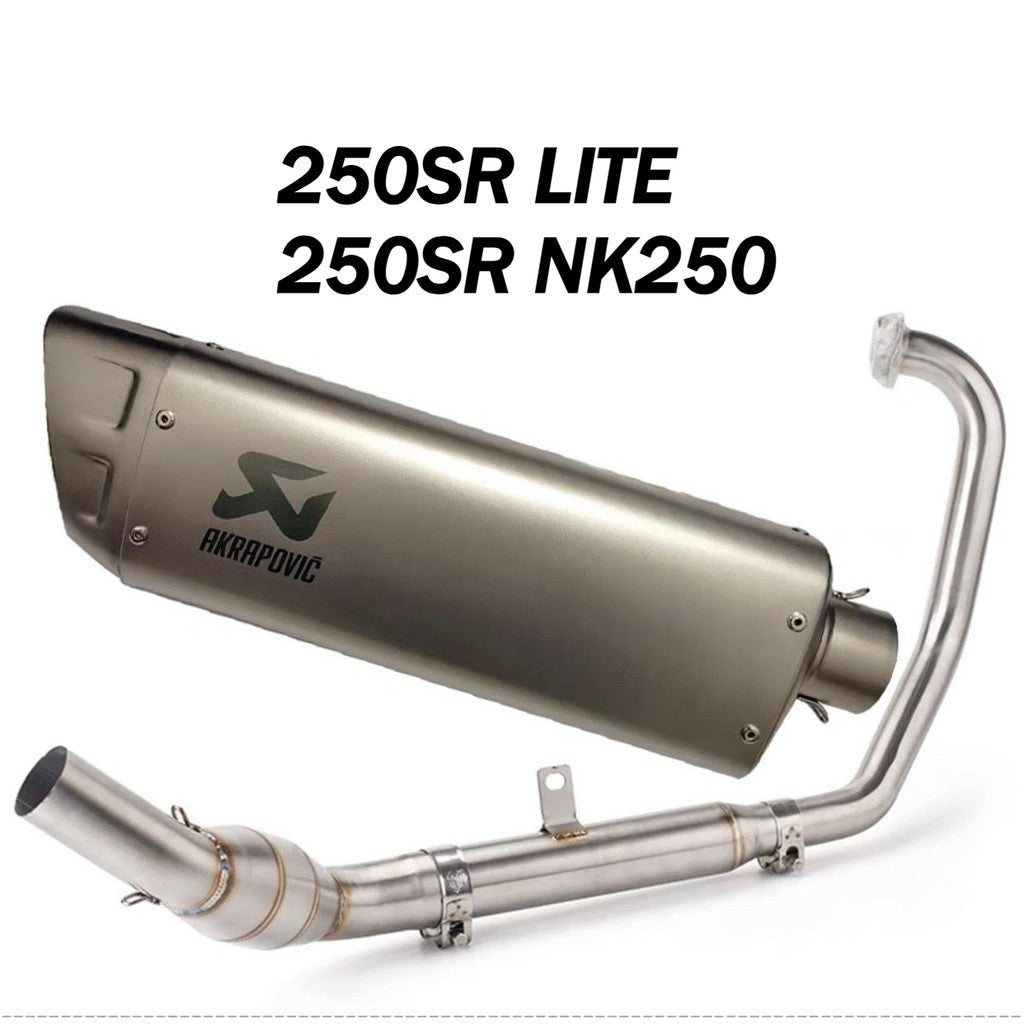 CFMOTO 250SR LITE 250NK 250SR Racing Exhaust Power Boom Full System Motorcycle Exhaust System