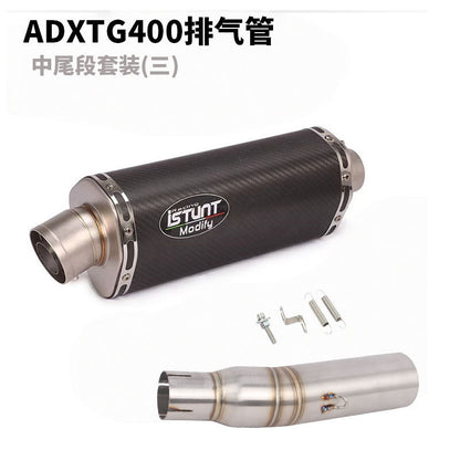 SYM ADXTG400 Exhaust Pipe Slip On Modification Muffler ADXTG 400 Link Pipe Exhaust Motocycle Exhaust