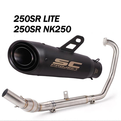 CFMOTO 250SR LITE 250NK 250SR Racing Exhaust Power Boom Full System Motorcycle Exhaust System
