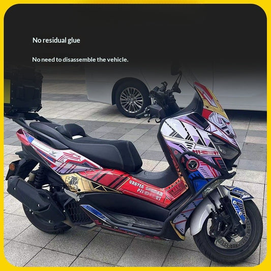 Sticker Fairing Cover Aveta Nova 250 Gundam Design Body Sticker Film Stickers